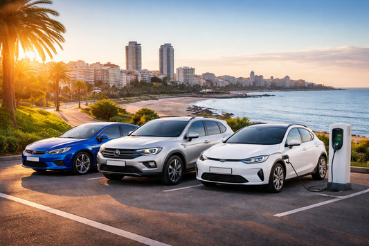 Autos nafteros vs diésel vs eléctricos en Uruguay (2026): comparativa real para comprar bien