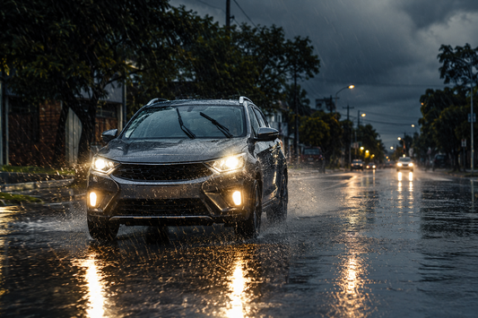 Qué revisar en tu vehículo antes de una tormenta fuerte o temporal